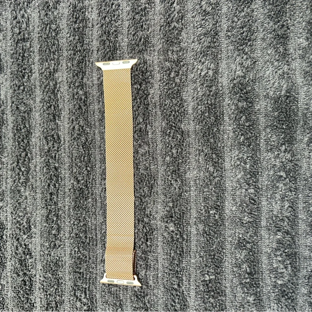 Gold Mesh Watch Band Apple